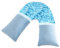 AS AWESLING Shredded Memory Foam V Pillow, V Pillow for Neck and Shoulder Pain (BLUE)