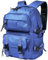 Mochila impermeable escolar ligera, de viaje informal o trabajo para hombres, mujeres, adolescentes y niñas para ordenadores de 15 pulgadas (Azul)