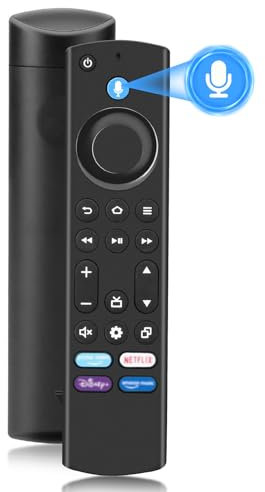 Replacement Voice Remote Control for AMZ Smart TV Cube(1st Gen, 2nd Gen, 3rd Gen),for AMZ Smart TV Stick(4k, 2nd Gen, 3rd Gen, Life), AMZ/Insignia/Pioneer/Toshiba Smart TVs