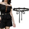 BelleVive Taillengürtel im Bohemian-Stil für Damen, Renaissance-Gürtel, Taillengürtel für Kleider, langer Seilring, geknoteter Gürtel für Damen, Kette, Cross-Body-Bund-Zubehör