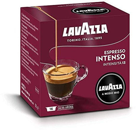 Lavazza A Modo Mio Espresso Intenso 256 Pods for Capsule Coffee Machine, Medium
