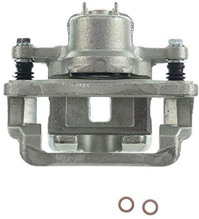 A-Premium Disc Brake Caliper Assembly with Bracket Compatible with Select Kia Models - Sorento 2003 2004 2005 2006, V6 3.5L - Rear Right Passenger Side