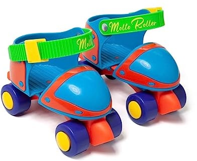 Kinder Inlineskates und Kinder Rollschuhe My First Skates Molto Modelle (Blau, 4 Räder)