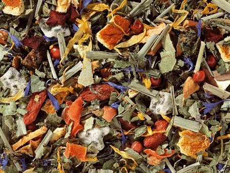 2 X NEU teemando® 1 kg Kräuterteemischung Feng Shui Tee Erdbeer-/Bergamotte-Note aromatisiert = 2 kg