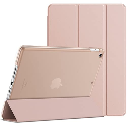 JETech Hülle für iPad 9,7 Zoll (Modell 2018/2017, 6./5. Generation), Intelligent Schutzhülle mit Auto Schlafen/Wachen (Roségold)