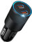 USB C Car Charger Adapter, 60W Dual PD 3.0 Port Cigarette Lighter USB Charger, Car Phone Charger Fast Charging for iPhone 16/15/14/13, Samsung Galaxy S25 Ultra/S24/S23/S22/S21/A16/A15/A14/A55/A54/A53