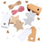 200 Stück Geschenkanhänger Weihnachten, Geschenkanhänger, Geschenkanhänger Kraftpapier, Etiketten Weihnachten mit 20M Juteschnur, Geschenke für Weihnachten, Papieranhänger Geschenk Tags DIY Deko