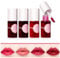 Juego de manchas de tinte de labios de 4 colores, juego de lápiz labial de larga duración resistente al agua hidratante, tinte de labios mate Natural maquillaje de Color de labios (#1 CONJUNTO)