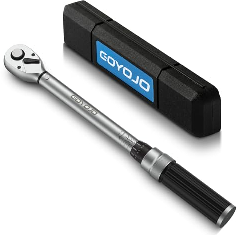 GOYOJO 40-220Nm Hochpräziser 1/2 Drehmomentschlüssel, ± 3%, Dual-Richtungs Einstellbarer 72-Zahn für die Wartung von Motorrädern und Autos