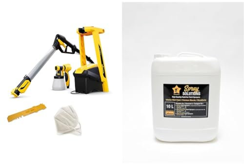 WAGNER Système par pulvérisation W 950 FLEXiO, Vernis & lasures à l'intérieur + Spray Solutions testé et approuvé par WAGNER, Peinture Murale intérieure