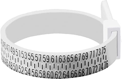 Ring Sizer Measuring set, Reusable Finger Size Gauge Measure Tool Jewelry Sizing Tools,US 1-17 UK 41-76 A-Z Stylish