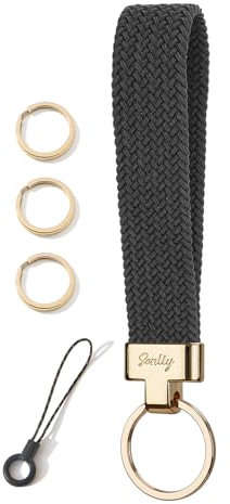 SENLLY Lanière de Poignet, Extensible Courte Porte-Clés, Conception Anti-Chute Courroie Élastique