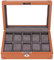Uhrenbox, Multifunktionaler Uhrenhalter-Organizer für Geschäftsreisen (BROWN)