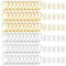 60 Stück 925 Sterling Hebelverschluss Ohrhaken Französische Ohrhaken 0,61 x 0,39 Zoll 925 Sterling Silber Ohrringe Mit 60 offenen Biegeringen Für DIY-Ohrring-Sets (Silber)