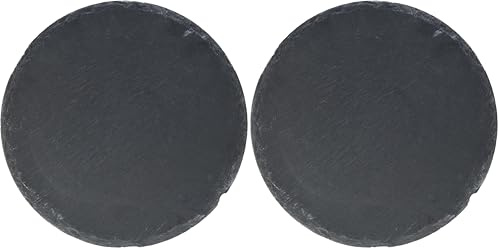 LACOR Tafelplatte Runde, Tafel, Schwarz, 25 x 25 x 1 cm (Packung mit 2)