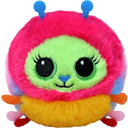 TY - Beanie Bouncers – Crystal die Raupe – federndes Plüschtier zum Sammeln