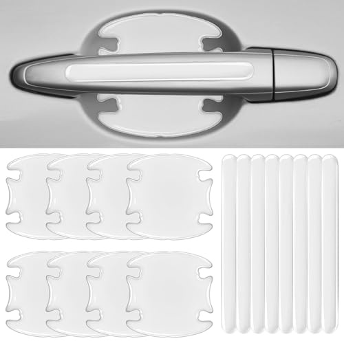 DGBF3 16PCS car door handle protectors for Toyota Aygo X 2022-2024 Kompakt, edge protector, scratch stickers transparent car door handle scratch