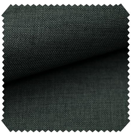novely® LUSO | Feiner Stoff Polsterstoff Bezugsstoff Möbelstoff | Meterware | 1 lfm (08 Schwarz Olive)