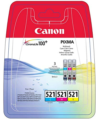 Canon CLI-521 C/M/Y Pack