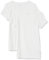 Amazon Essentials Women's Slim-Fit Cap-Sleeve Scoop Neck T-Shirt, Pack of 2, White, XXL