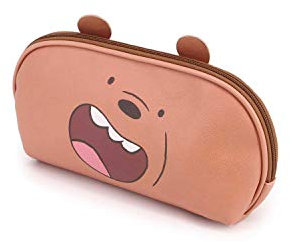 We Bare Bears Ours Pour Un et Un Pour T'Ours Grizz-Trousse de Toilette Jelly, Brun