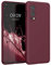 kwmobile Hülle kompatibel mit OnePlus Nord 2 5G Hülle - Silikon Handy Case - Handyhülle weiche Oberfläche - kabelloses Laden - Tawny Red