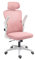 Panana Office Chair Mesh Back Ergonomic Desk Chair with Flip-up Armrest Executive Swivel Computer Chair (High Back Pink)