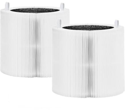 HOSECES F3MAX Air Purifier Filter Replacement for Blueair Blue Max 3350i / Blue Pure 311i Max Air Purifier Filter, High Efficiency True H13 HEPA Filter Replacement 2-in-1 Activated Carbon Filter 2ack