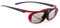 Hi-SHOCK aktive 3D Brille Scarlet Heaven kompatibel mit Sony, JVC, Epson 3D RF Projektor - Ersatz für SSG-3570CR, TDG-BT500A, TY-ER3D5ME, TY-ER3D6ME - 120 Hz - wiederaufladbar | Mit Brillenetui