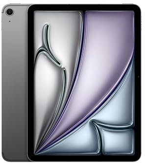 Apple iPad Air de 11 Pulgadas con Chip M3 diseñado para Apple Intelligence, Pantalla Liquid Retina, 256 GB, cámara Frontal/Trasera de 12 Mpx, Wi-Fi 6E, Redes 5G, Touch ID — Gris Espacial