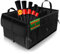 HABITUX Organizador Maletero Coche + REGALO 5 Brochas Detailing - 3 Compartimentos y Base Rigida - Organizador Herramientas Coche - Caja Organizadora para Accesorios Camper - Bolsa Maletero Coche