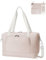 ECOHUB for Ryanair Cabin Bag 40x20x25, Underseat Foldable Travel Duffel Bag, Hand Luggage Holdall for Airlines with Wet Pocket, Carry on Overnight Weekend for Women Beige Patent Pending