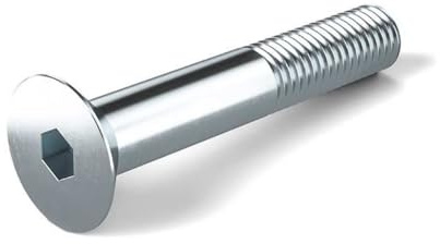 ISO 10642 Senkschrauben mit Innensechskant M10 x 30-20 Stück, verzinkt 8.8 | ähnlich DIN 7991, metrisches Gewinde, Senkkopfschraube, M4 - M16