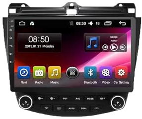 Car Radio para Honda Accord 7 2003-2007 9 Pulgadas Android 15 Autoradio con Wireless Carplay Android Auto para, 8 Core 6G+128G