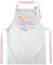 Ferocity Personalisierter Kinderschürze Kind Malschürze Kunstkittel Kochschürze Apron Werkschürze mit einem motiv Weiß Süß mit Namen NEW [074]