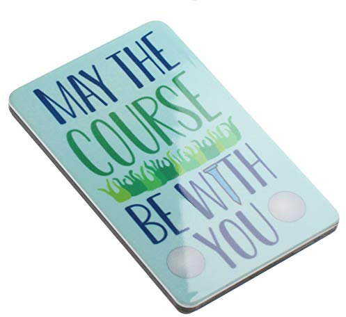 May The Course Be With You Golf Lovers Funny Quote Novelty Magnet