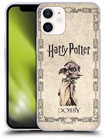 Head Case Designs Offizielle Harry Potter Dobby House Elf Geschoepf Chamber of Secrets II Gel Handyhülle Hülle [Militärischer Schutzgrad] Kompatibel mit Apple iPhone 12 Mini