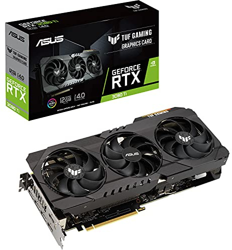 ASUS TUF Gaming NVIDIA GeForce RTX 3080 Ti Graphics Card (PCIe 4.0, 12GB GDDR6X, HDMI 2.1, DisplayPort 1.4a, Dual Ball Fan Bearings, Military-Grade Certification, GPU Tweak II)