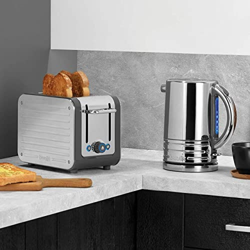 Dualit Ensemble bouilloire et grille-pain Architect en gris brossé, CJK1/2300W