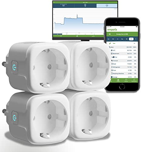 Smart Plug con monitoraggio energetico | 15 A Max / 10 A Continuous | WiFi Smart Outlet | App mobile | Alexa | Google | CE Certified (4)