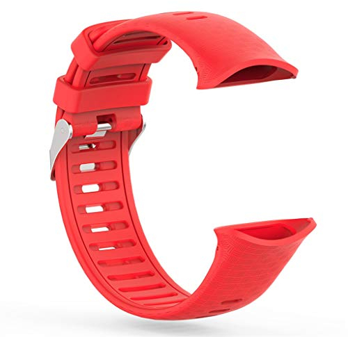 KAREN66 Armband Kompatibel mit Polar Vantage V Wechselarmbänder - Sport Silikon Replacement Wechselarmband Ersatzarmband für Vantage V Uhrenarmband (Rot)