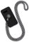 ONEFLOW Chainless Handykette für Samsung Galaxy S10 Handyhülle mit Band zum Umhängen, Handyhülle mit Kette, Abnehmbar, Handyband mit Hülle, Curb Chain – Schwarz