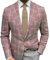 Oanviso Homme Blazer à Carreaux Slim Fit Décontracté Veste de Costume Business Revers Blazers de Treillis avec Boutons Blousons Classique Elégant Automne Vestes Mode Manteaux Légère Mariage G 01 M