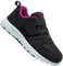 AZMAHT Chaussures pour œdèmes diabétiques Larges Chaussures pour Personnes âgées gonflées de Pied de Grande Taille, Chaussures de Sport réglables,Women Black,42/260mm