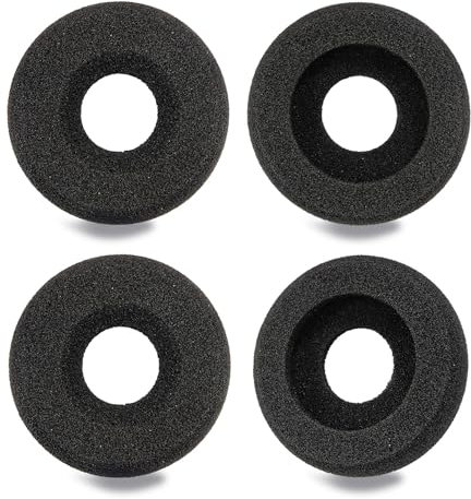 Ear Cushions for Plantronics Headset, Replacement Headphone Pads Covers Ear Pads for Plantronics HW261N HW251N HW520 Blackwire 3210 3220 3310 3320 C3225 Jabra PRO 920 930 9450 Biz 2300 2400 (4 Pack)