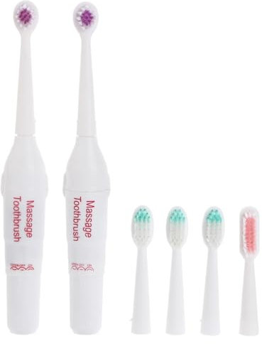 Milisten 2stücke Elektrische Ultraschall Zahnbürste Für Haustiere Portable Reinigungsbürste Schonend Für Zähne Und Zahnfleisch Geeignet Für Kleine Hunde Und Katzen Farbe Zufällig