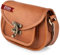 Berliner Bags Vintage Schultertasche Valencia, Kleine Umhängetasche, Handtasche aus Leder für Damen - Braun