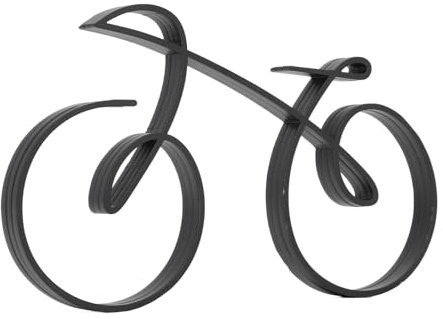 Tissting Fahrrad Skulptur, Eisen Fahrrad Dekofigur Bike Statue Modell Sammlereisen Heimdekoration für Läufer Sportler Radfahrer Fahrrad Enthusiasten