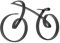 Tissting Fahrrad-Skulptur, Eisen-Fahrrad, dekorative Statue, Figur, Kunst, Heimdekoration für Läufer, Sportler, Radfahrer, Fahrrad-Enthusiasten