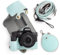 MUZIRI KINOKOO PU Leather Case for Nikon Z50 II Camera, Protective Case for Nikon Z50 II/Z50II Camera with DX 16-50mm f/3.5~6.3 Lens - Removable Case with Shoulder Strap & Storage Pocket - Blue
